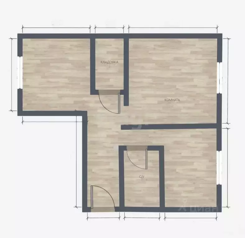 2-к кв. Оренбургская область, Оренбург Карагандинская ул., 86 (44.0 м) - Фото 1