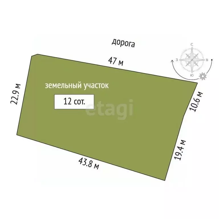 Участок в Тюменская область, Тобольск Красноармейская ул. (12.0 сот.) - Фото 1