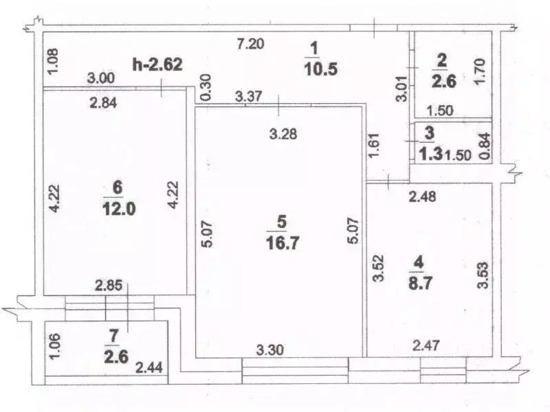 2-к кв. Башкортостан, Стерлитамак ул. Артема, 112 (53.1 м) - Фото 2