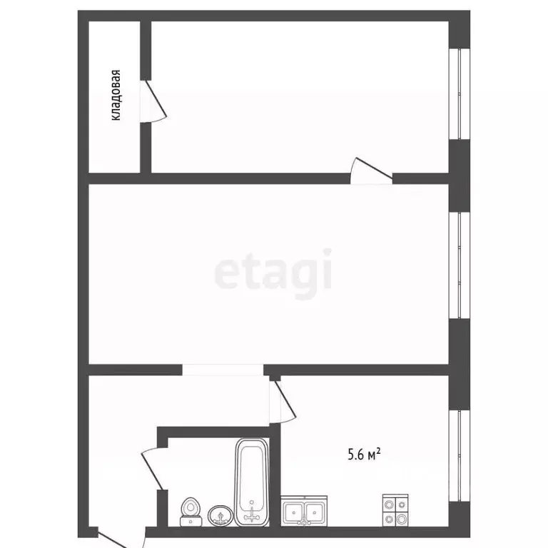 2-к кв. Ярославская область, Ярославль ул. Блюхера, 38 (44.2 м) - Фото 1