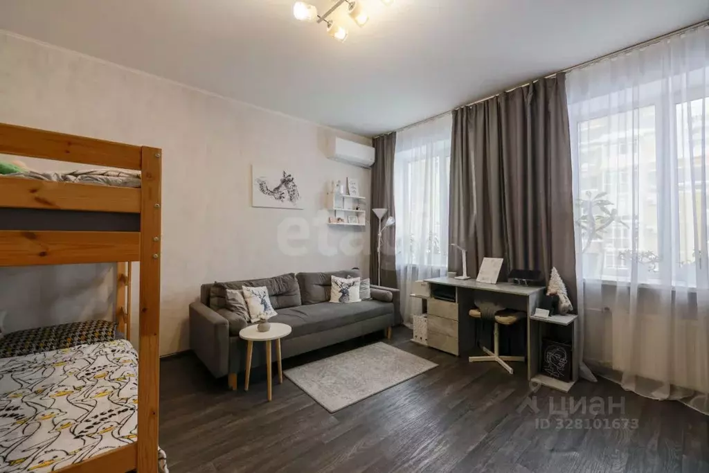 1-к кв. Татарстан, Казань ул. Нигматуллина, 1/47 (41.0 м) - Фото 1
