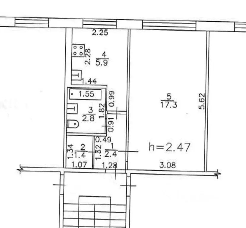 1-к кв. Кировская область, Киров Советская ул., 75 (29.8 м) - Фото 2