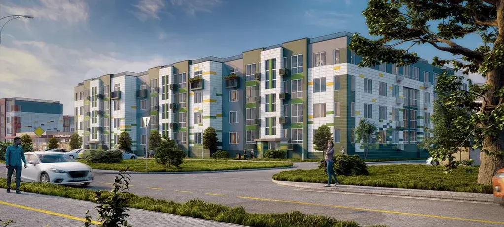1-к. квартира, 48 м, 3/4 эт. - Фото 1