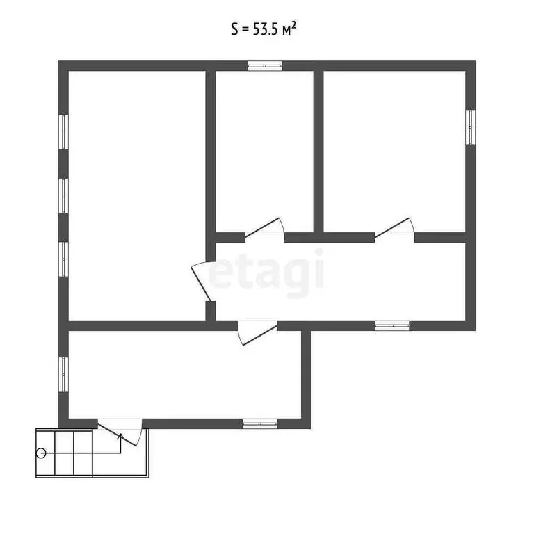 Дом в Саратов, улица Глебучев Овраг, 522 (53.5 м) - Фото 1