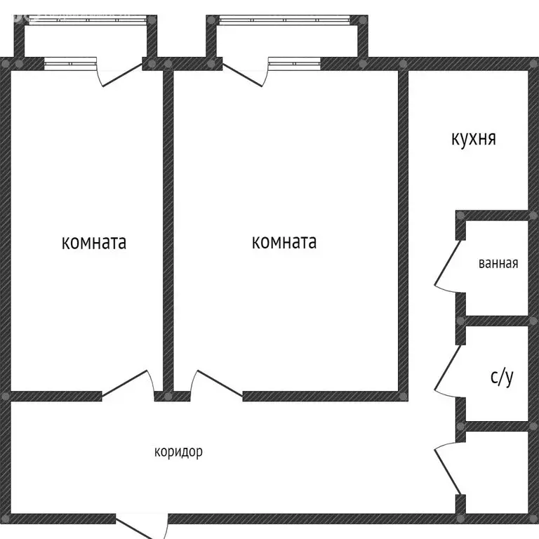 2-комнатная квартира: Ярославль, улица Панина, 7 (44.7 м) - Фото 0