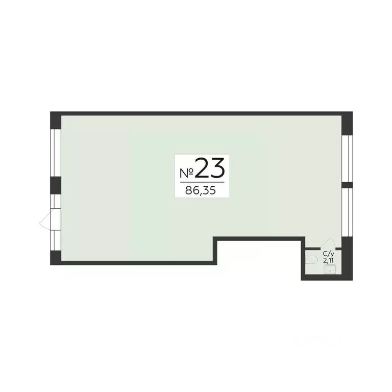 Помещение свободного назначения в Воронежская область, Воронеж ул. ... - Фото 1