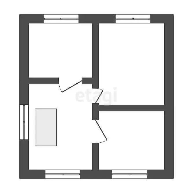 Дом в Красноярский край, Сосновоборский муниципальный округ, деревня ... - Фото 2