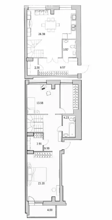 2-комнатная квартира: Санкт-Петербург, улица Кустодиева, 7к1 (109 м) - Фото 1