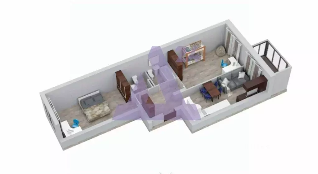 3-к кв. Алтайский край, Барнаул тракт Павловский, 196к4 (71.0 м) - Фото 2