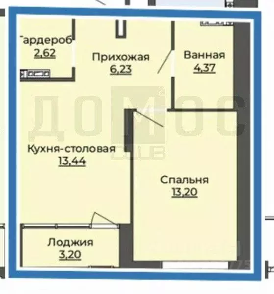 1-к кв. Свердловская область, Екатеринбург ул. Блюхера, 26 (39.86 м) - Фото 1