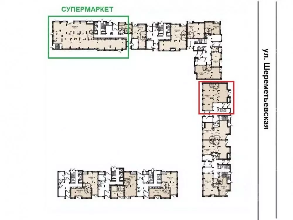 Торговая площадь в Московская область, Химки Клязьма-Старбеево мкр, ... - Фото 2