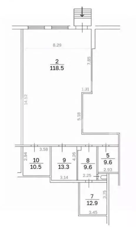 Помещение свободного назначения в Москва Жулебинский бул., 14 (174 м) - Фото 2