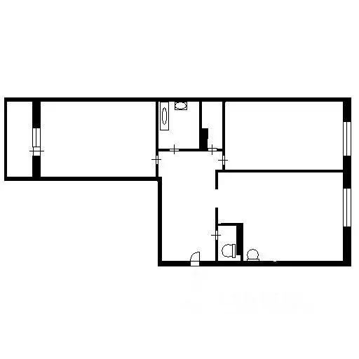 3-к кв. Новосибирская область, Новосибирск ул. Залесского, 8/1 (90.0 ... - Фото 2