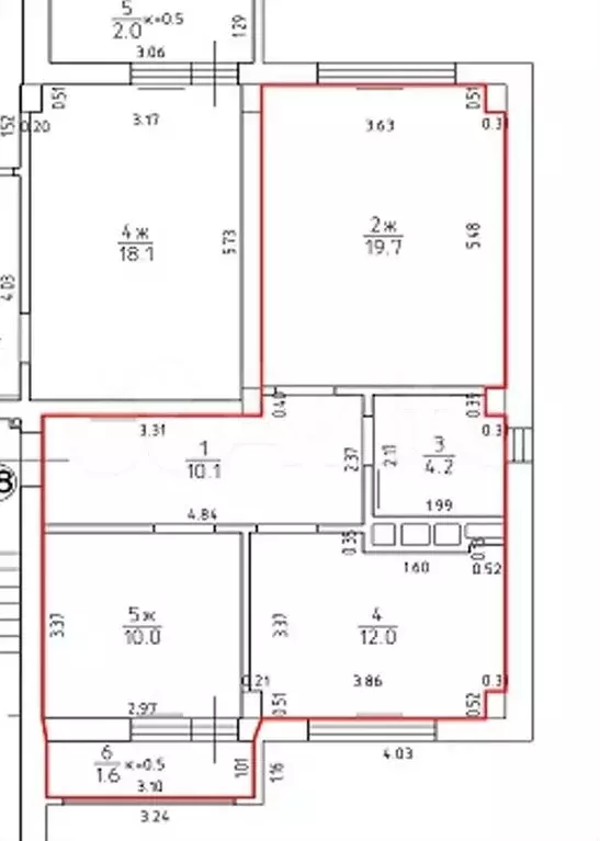 2-к. квартира, 60 м, 1/8 эт. - Фото 0