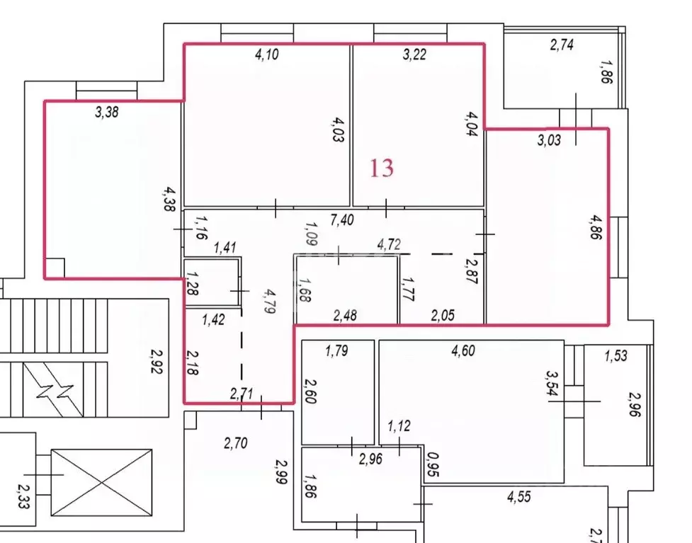 3-к кв. Ивановская область, Иваново ул. 3-я Южная, 19 (84.9 м) - Фото 2