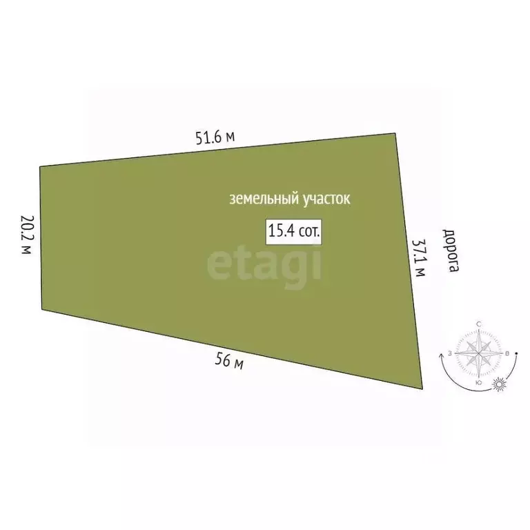 Участок в Тюменская область, Тюменский муниципальный округ, Дачи Хюгге ... - Фото 2