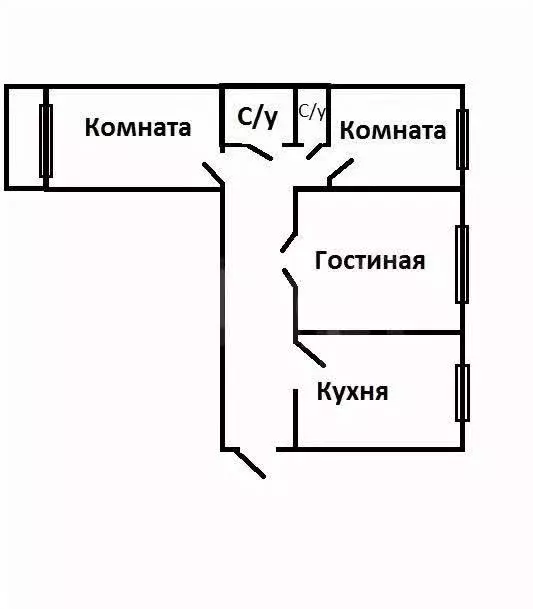 3-к кв. Татарстан, Казань Чистопольская ул., 51 (65.5 м) - Фото 1