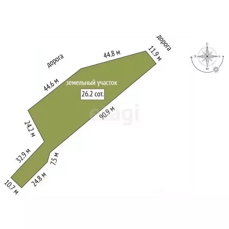 Участок в Тюменская область, Тобольский муниципальный округ, ... - Фото 1