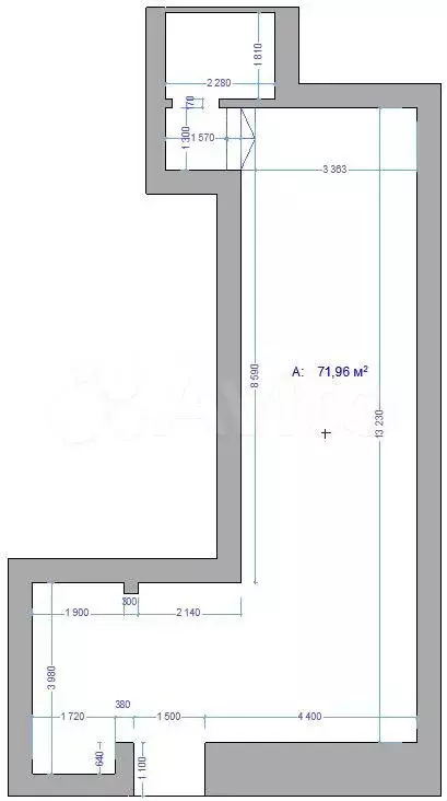 Помещение, 72 м в Торговой галерее на Трафике - Фото 0