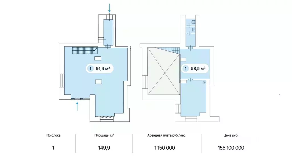 Торговая площадь в Москва Ленинградский просп., 71КГ (150 м) - Фото 2