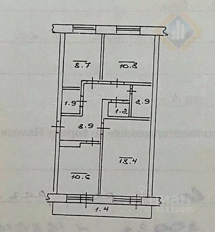 3-к кв. Приморский край, Находка ул. Арсеньева, 26 (63.4 м) - Фото 2