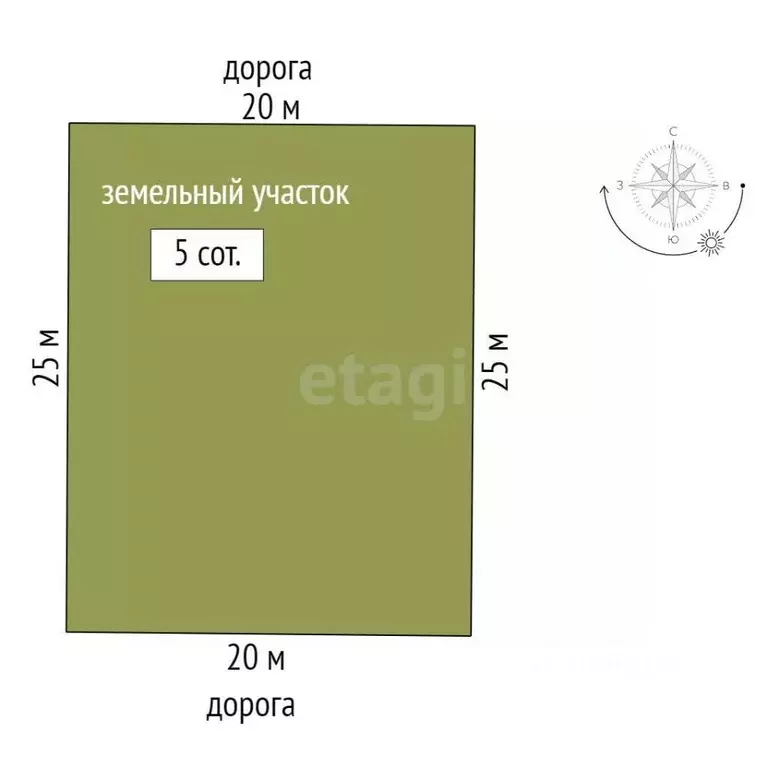 Участок в Ростовская область, Аксайский район, Рассветовское с/пос, ... - Фото 2
