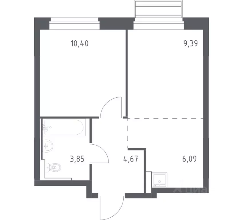 1-к кв. Московская область, Одинцовский городской округ, с. Лайково, ... - Фото 1