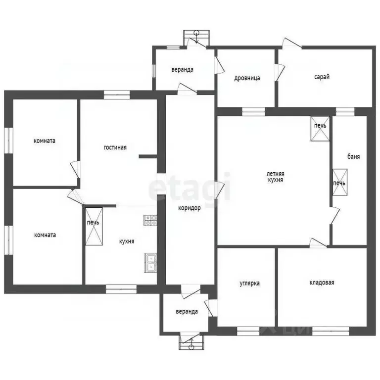 Дом в Кемеровская область, Кемерово Боровой жилрайон, ул. Кривая (34 ... - Фото 2