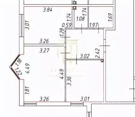 2-к кв. Ленинградская область, Сертолово Всеволожский район, ул. ... - Фото 2