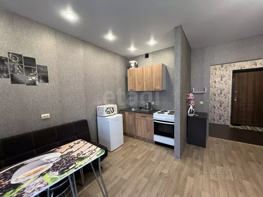 Студия Тюменская область, Тюмень ул. Тимофея Чаркова, 81к2 (28.8 м) - Фото 1