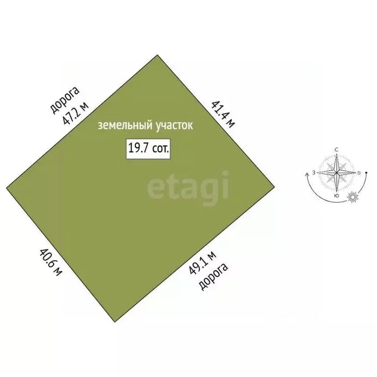 Участок в Вологодская область, Устюженский район, д. Хотыль  (20.0 ... - Фото 2