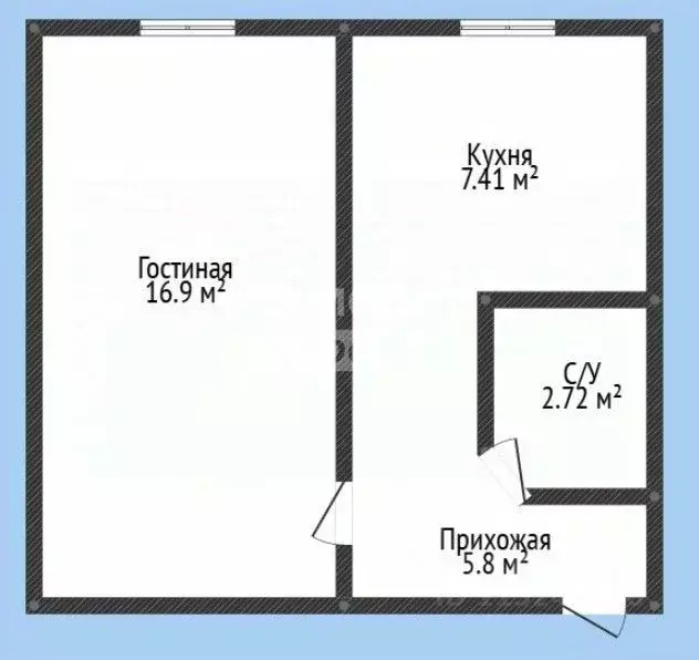 1-к кв. Дагестан, Каспийск ул. Ленина, 50 (35.0 м) - Фото 2