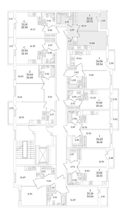 1-к кв. Санкт-Петербург ул. Тамбасова, 5Н (33.72 м) - Фото 1