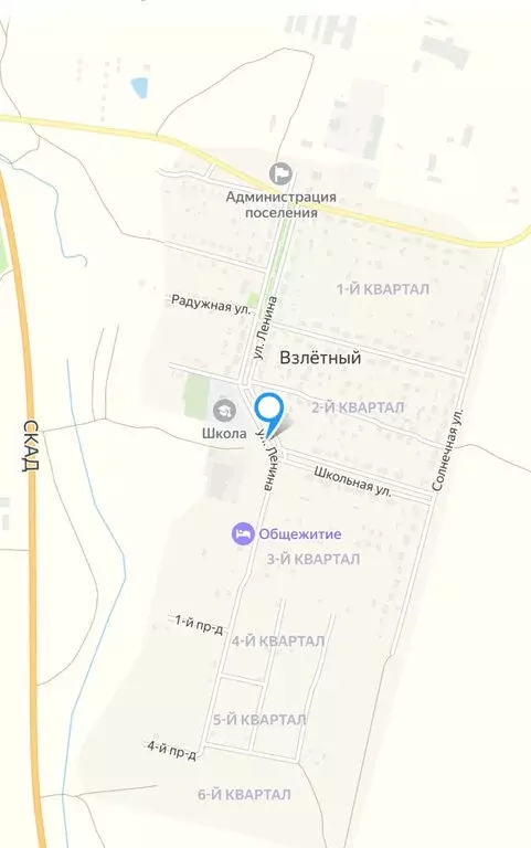 Участок в посёлок Взлётный, улица Ленина (14 м) - Фото 1