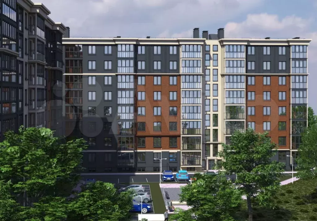 2-к. квартира, 64,8 м, 1/8 эт. - Фото 0