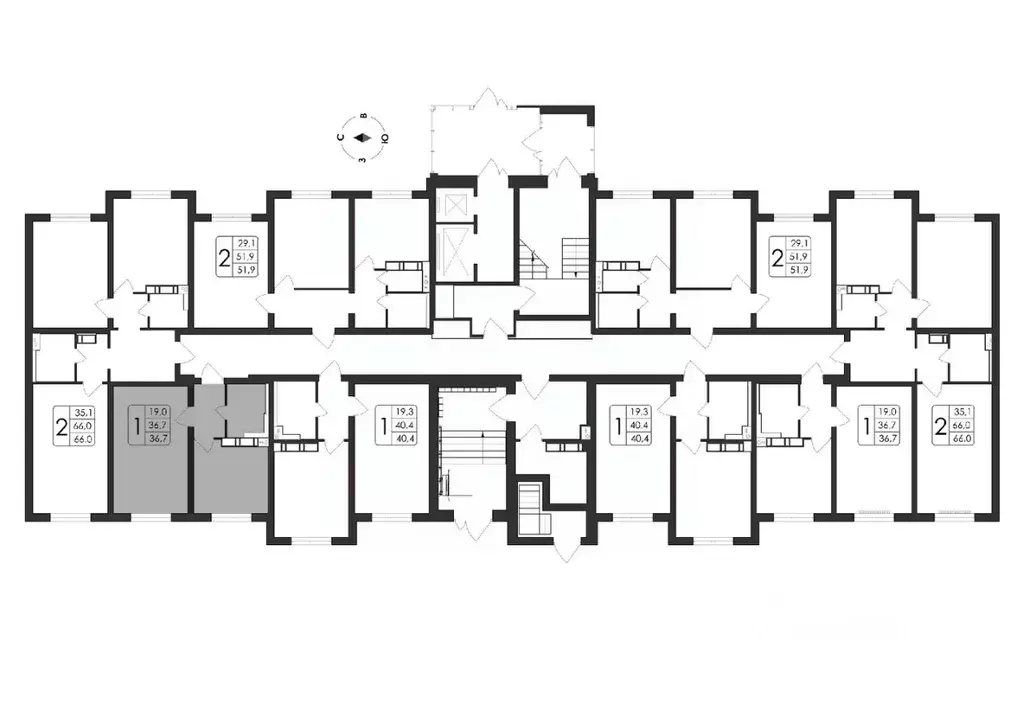 1-к кв. Воронежская область, Воронеж ул. Загоровского, 5/3 (36.7 м) - Фото 1