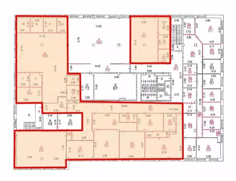 Офис (698 м) - Фото 2