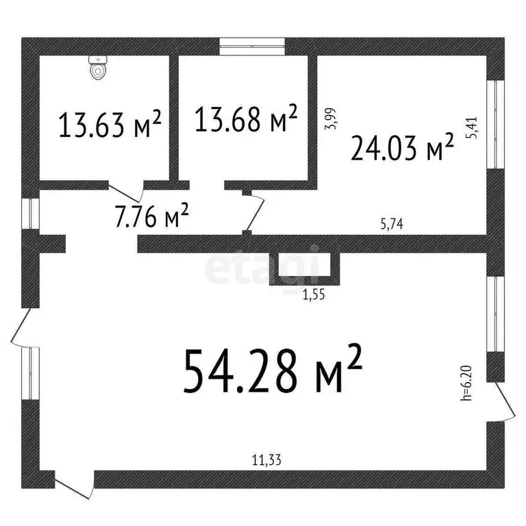 Дом в Ульяновск, Солнечная улица (121.2 м) - Фото 1