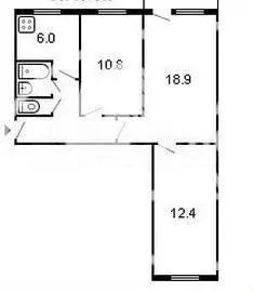 3-к. квартира, 66,1 м, 6/10 эт. - Фото 0