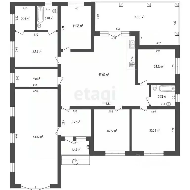 Дом в Тюменская область, Тюмень Яровское СНТ, ул. Луговая (210 м) - Фото 2