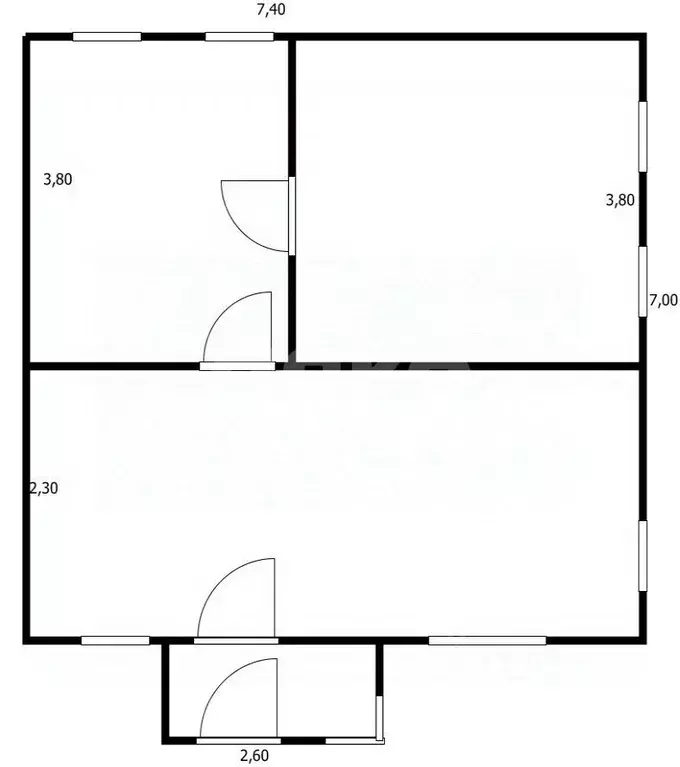 Дом в Адыгея, Майкоп ул. Тургенева, 50 (41 м) - Фото 2