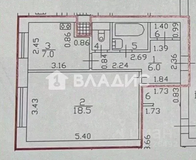 1-к кв. Санкт-Петербург Петергофское ш., 3К5 (36.7 м) - Фото 1