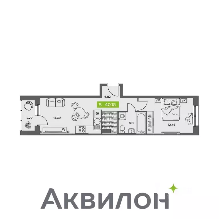 1-к кв. Архангельская область, Северодвинск  (40.18 м) - Фото 0