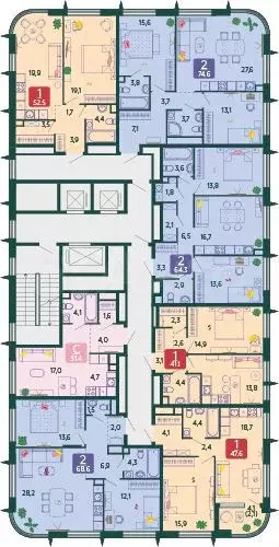 Квартира-студия, 31,4 м, 16/17 эт. - Фото 1