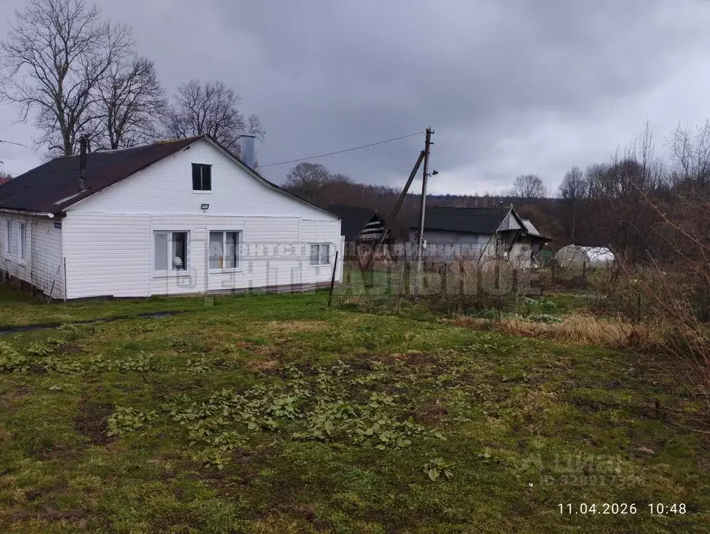 Дом в Смоленская область, Краснинский муниципальный округ, д. Волково  ... - Фото 1