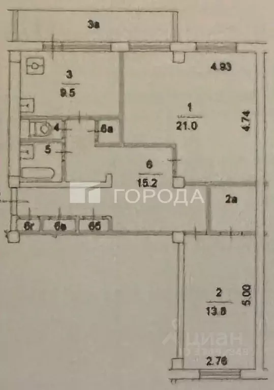 2-к кв. Москва Матвеевская ул., 4К1 (67.0 м) - Фото 1