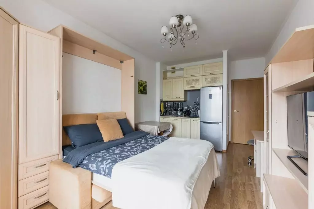 Студия Санкт-Петербург ул. Адмирала Трибуца, 7 (25.4 м) - Фото 1