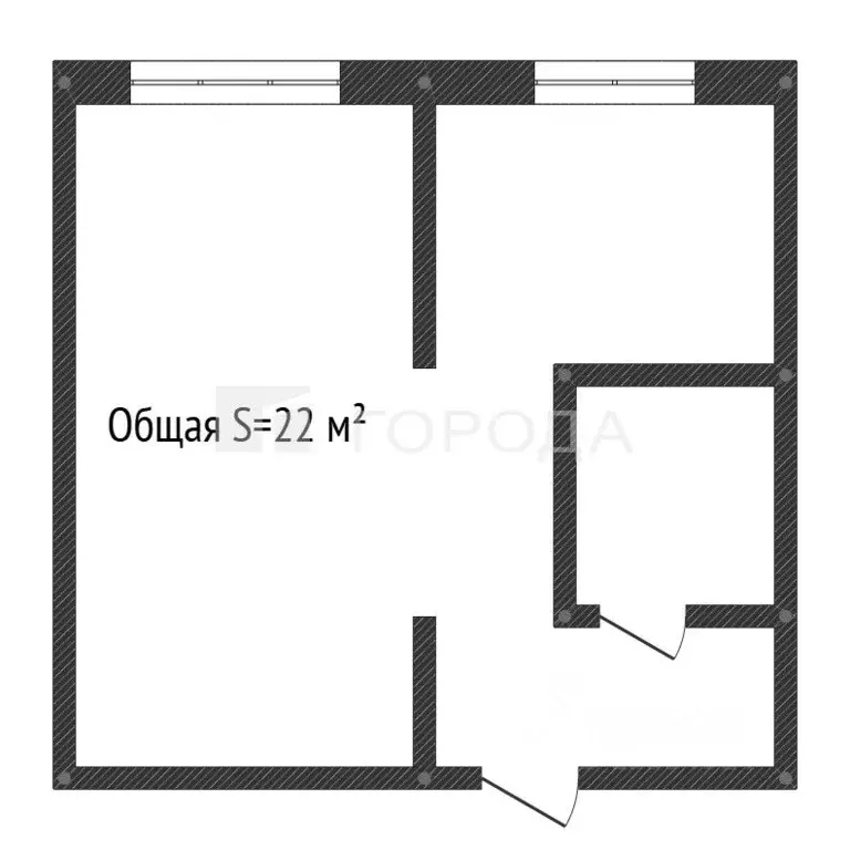 Студия Алтайский край, Барнаул ул. Георгия Исакова, 216 (22.0 м) - Фото 2