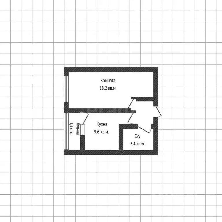 1-к кв. Краснодарский край, Горячий Ключ ул. Ленина, 203М (38.2 м) - Фото 2