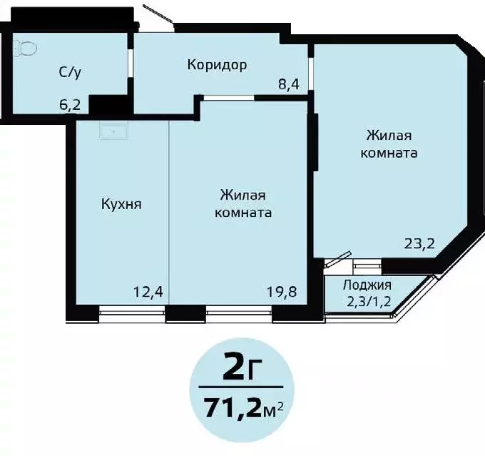 2-к кв. Красноярский край, Красноярск Октябрьская ул., 6 (71.0 м) - Фото 0